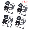 Set of 4 Carburetor Gasket Kit for Echo SRM230 SRM231 ES230 (Zama RB-107)