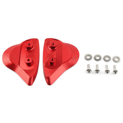 Rear View Mirror Block Cover for Yamaha YZF-R6 (2017–2024) Red