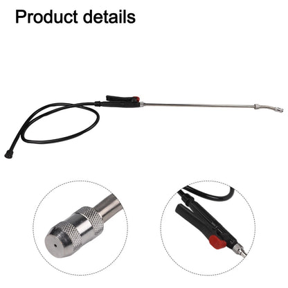 29 Inch Stainless Steel Wand with Ergonomic Handle for