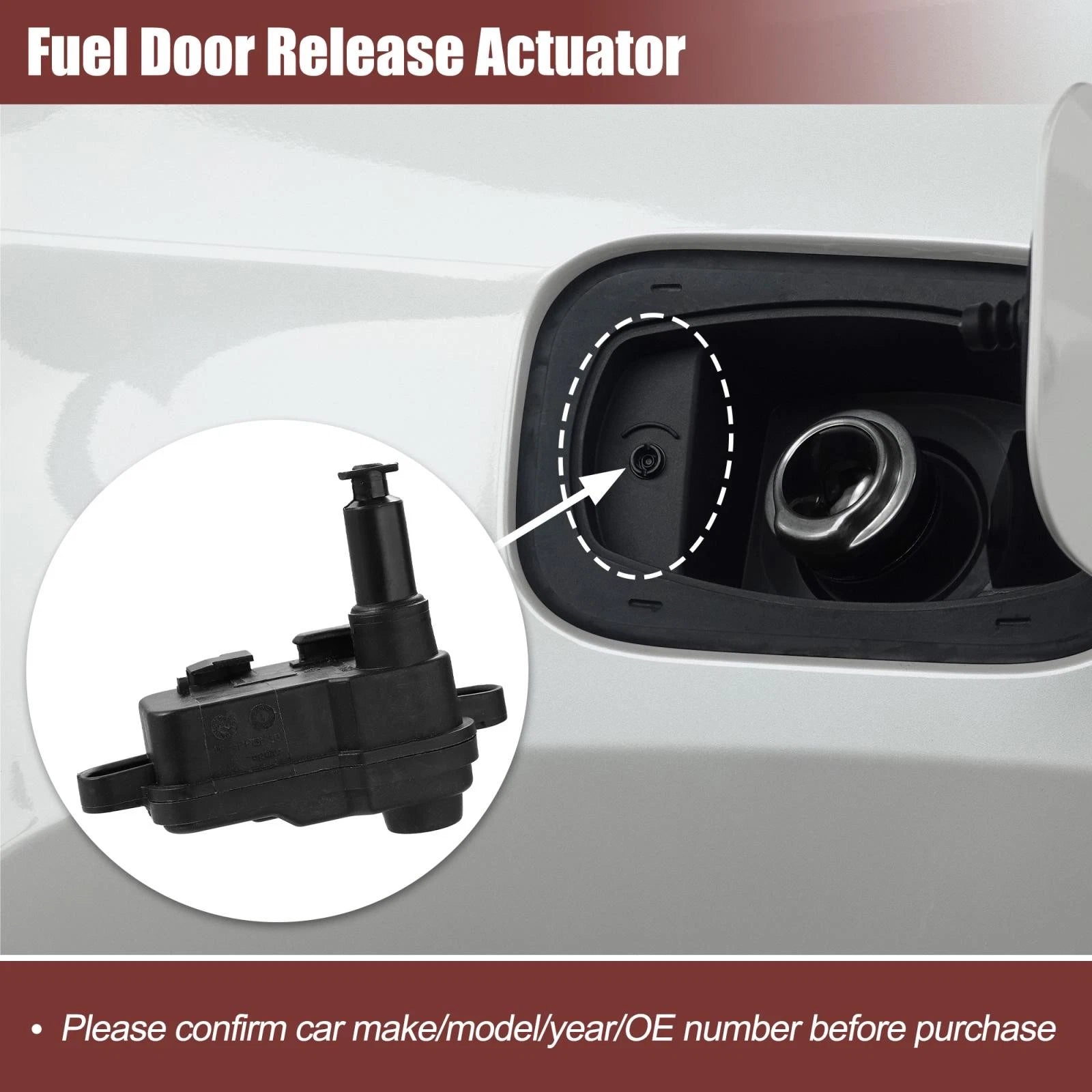 Fuel Flap Actuator Release Lock Replacement for Audi Q7 A6 S6 A7 (2005–2017)