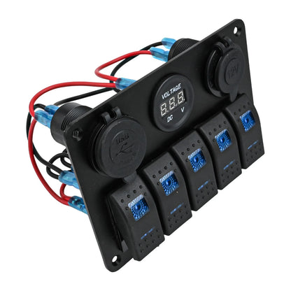 Aluminium Marine Switch Panel for Boating Enthusiasts