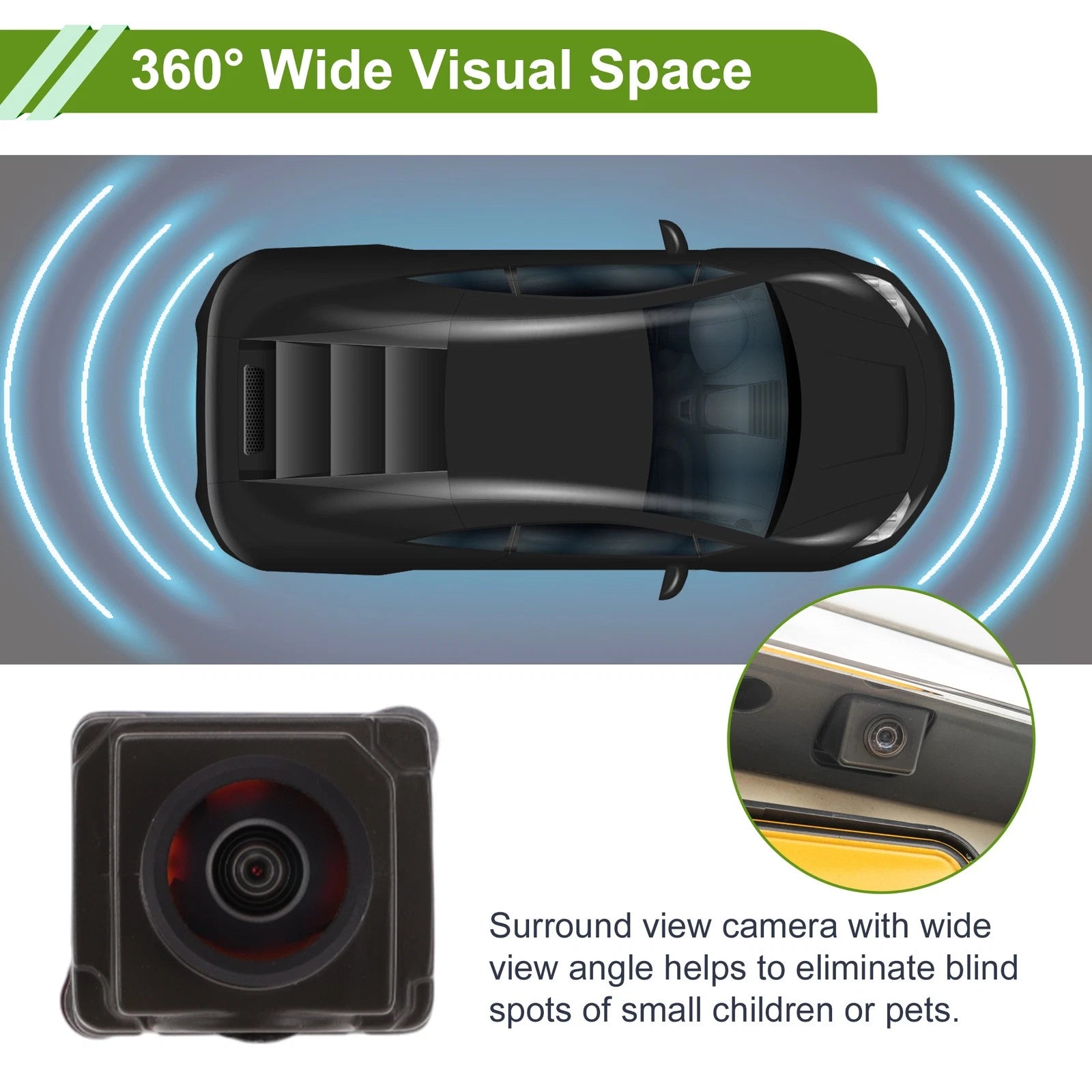Surround View Camera 360 Degree Replacement for Mercedes-Benz W205 W205 (2014–2020)