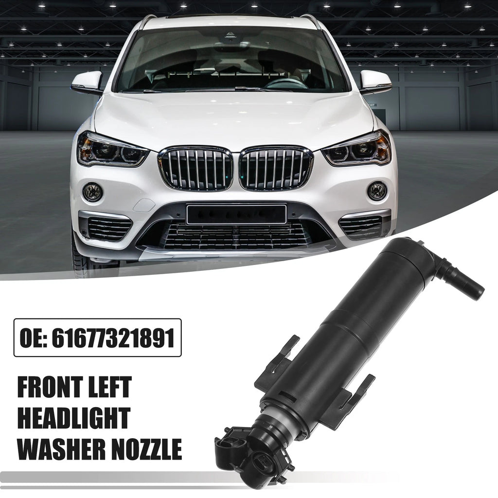 Front Left Headlight Washer Nozzle Replacement for BMW X1 (2013–2015)