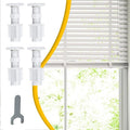 4X Venetian Blind Brackets Kit Twist Lock No Drill for Roller Blinds
