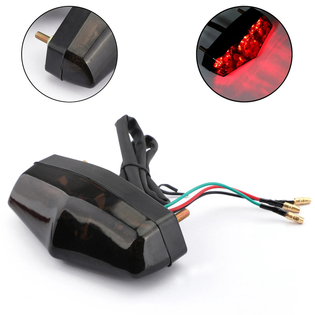 LED Smoke Brake Tail Light Lamp for Universal T9