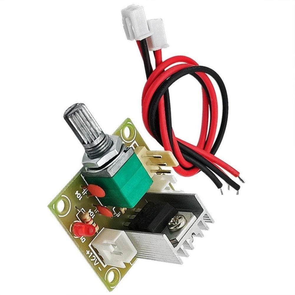 LM317 Adjustable Power Regulator for Fan Control (1.25V to 12V Output)