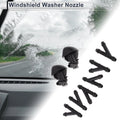 Washer Nozzle with Hose Connector 6 Piece Set for Honda Black (2012–2015)