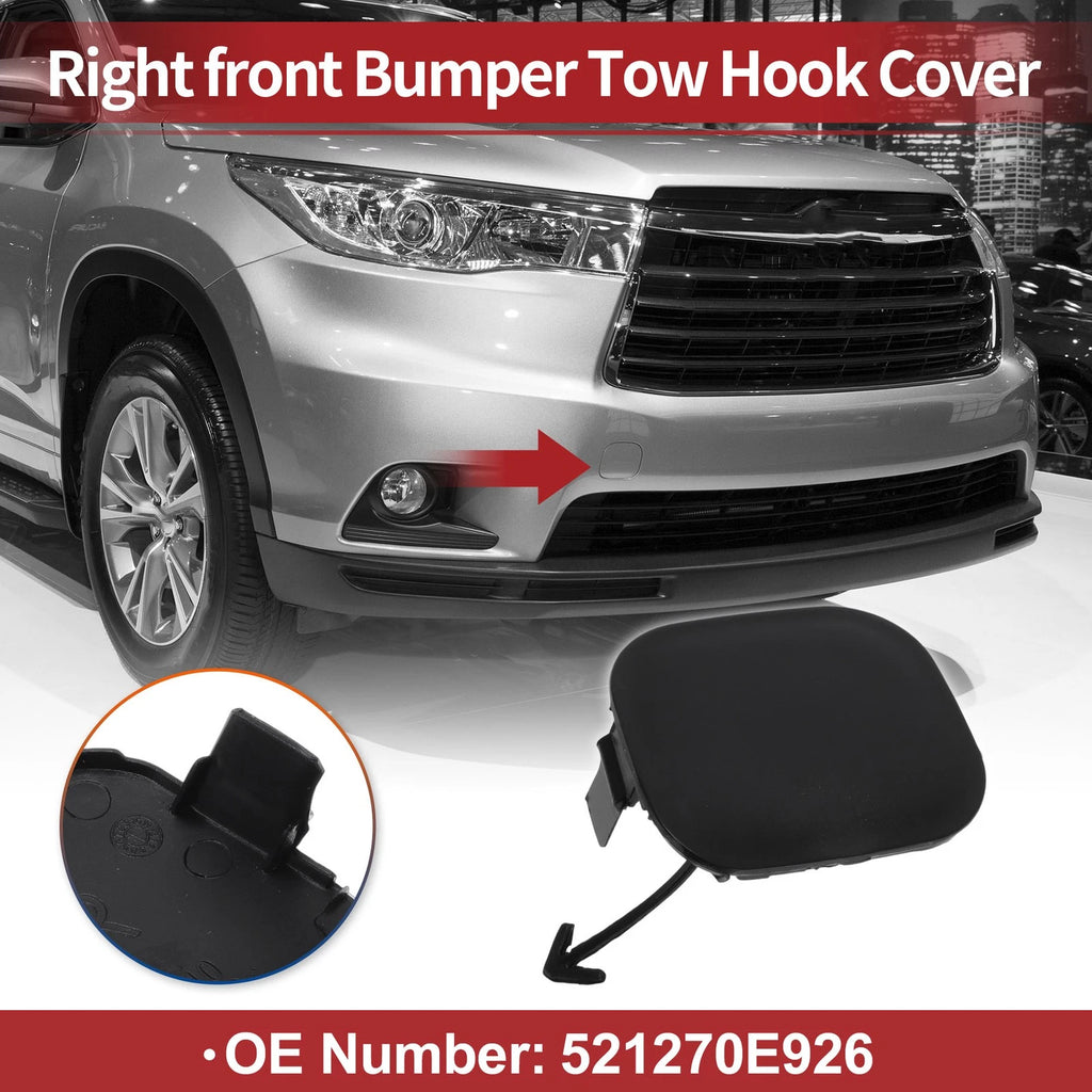 Tow Hook Cover Cap Right Front Replacement for Toyota Highlander (2021–2023)
