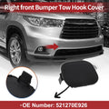 Tow Hook Cover Cap Right Front Replacement for Toyota Highlander (2021–2023)