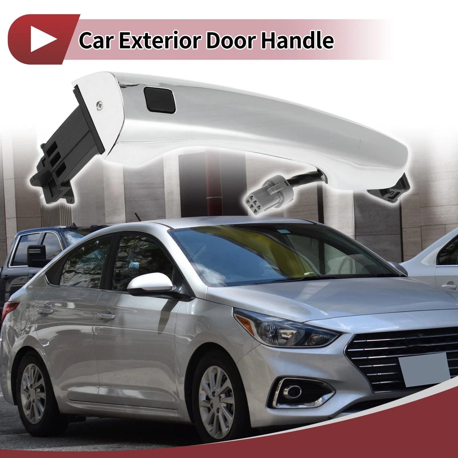 Car Door Handle Grip Replacement for Hyundai Elantra Front Right (2011–2019)