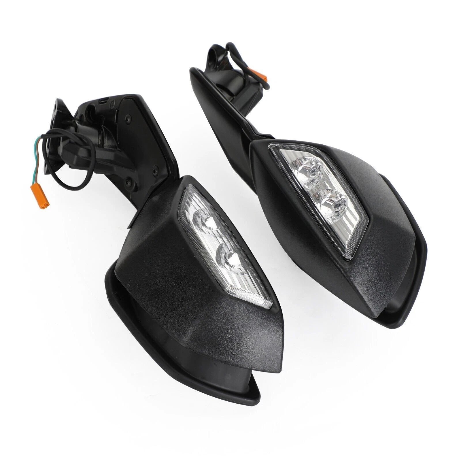 Rearview Side Mirrors w/Turn Signal for Kawasaki ZX-10R ZX-10RR (2016–2020)