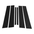6 Pcs Pillar Window Trim Replacement for Chevy Equinox (2018–2023) Black