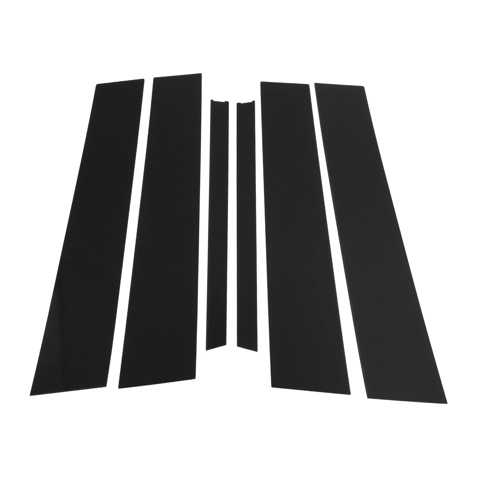 6 Pcs Pillar Window Trim Replacement for Chevy Equinox (2018–2023) Black