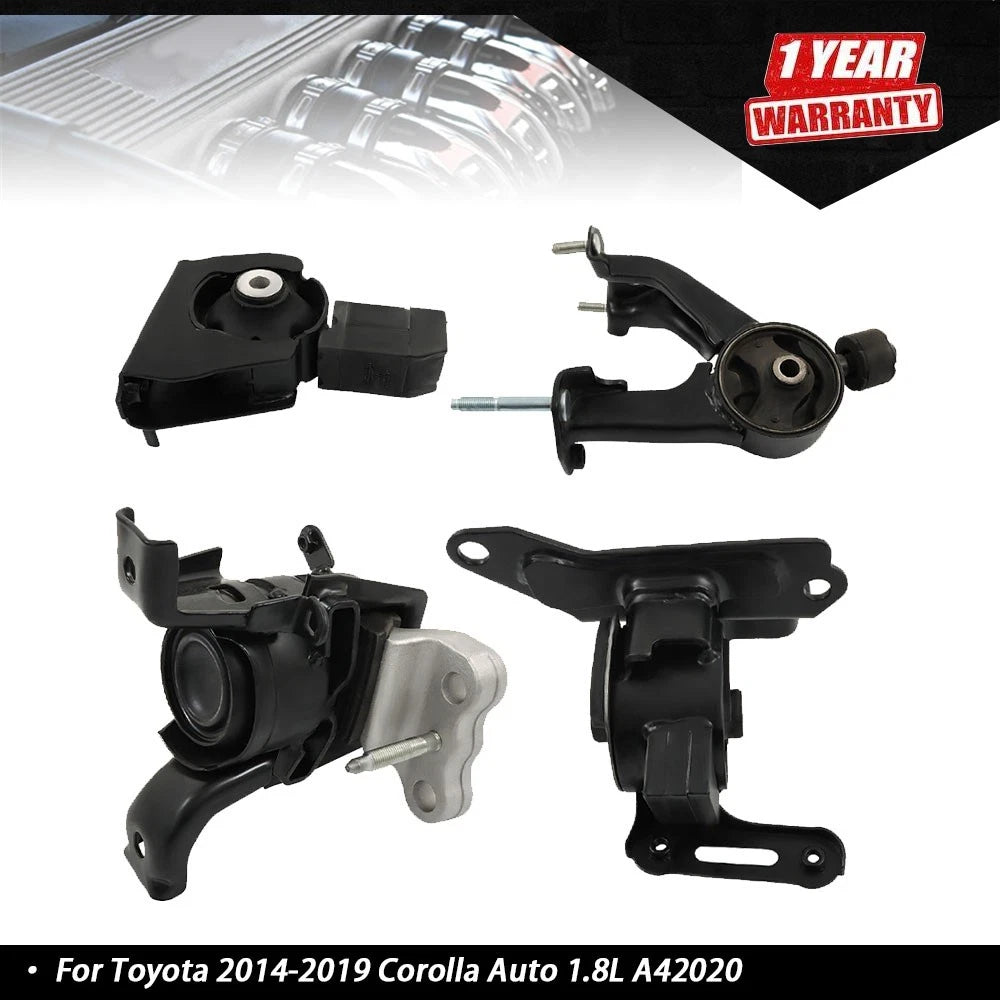 4PCS Motor & Trans Mount Set for Toyota Corolla (2014–2019) A42020