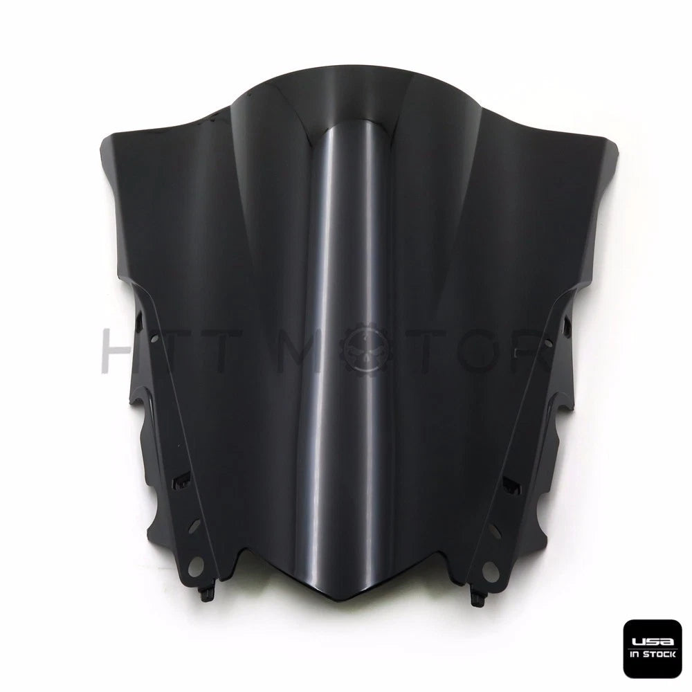 Double Bubble Windscreen for Yamaha YZF R3 R25 (2015–2016) Black