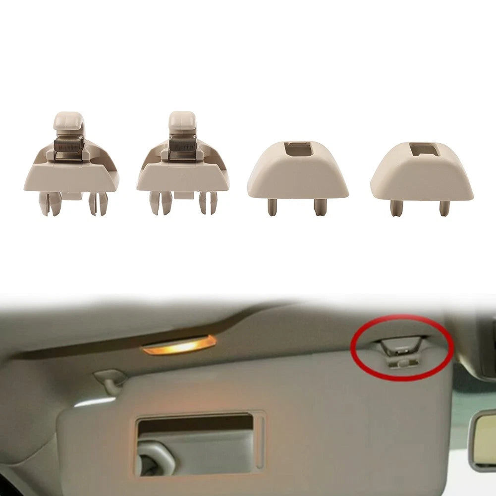 2X Sun Visor Support Retainer Hook Clip for Volkswagen Passat, Audi A6 C6
