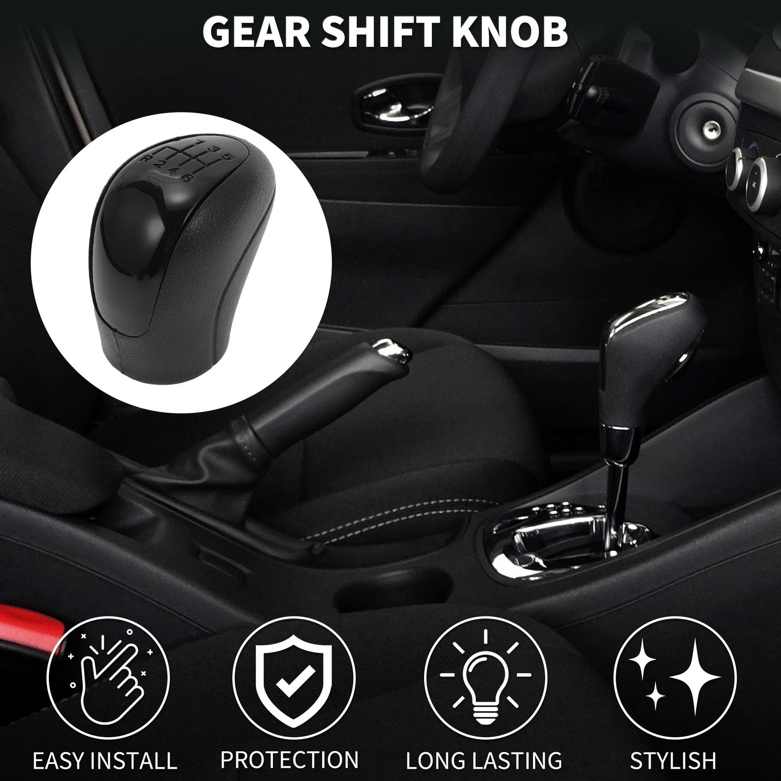 6 Speed Manual Shifter Knob Replacement for Mercedes-Benz Vito (2003–2020)