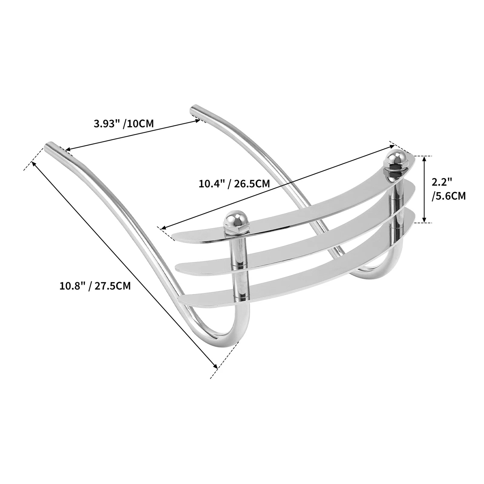 Chrome Front Fender Bumper Grill for Harley Softail Springer