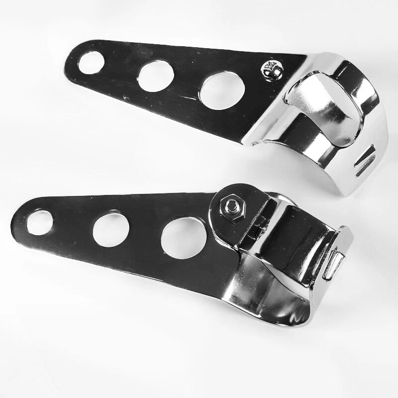 Chrome Headlight Mount Bracket Fork Ear for Honda CB650 CB750 (1971–1978)