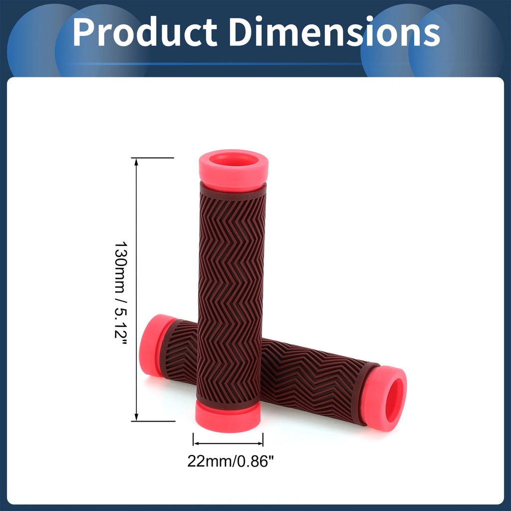 Handlebar Grip Cover 130mm End Grip Protector Rubber 1 Pair for Bike