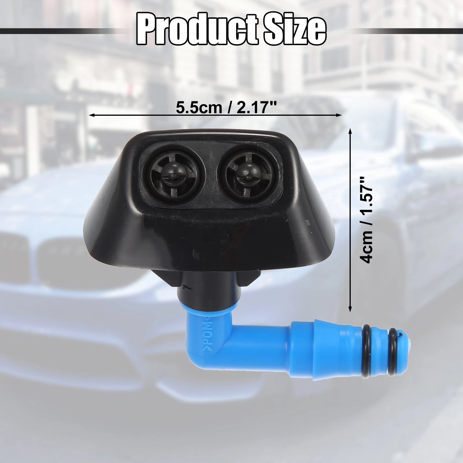 2X Headlight Washer Nozzle Sprayer Jet for Saab 9-3 (2003–2012)