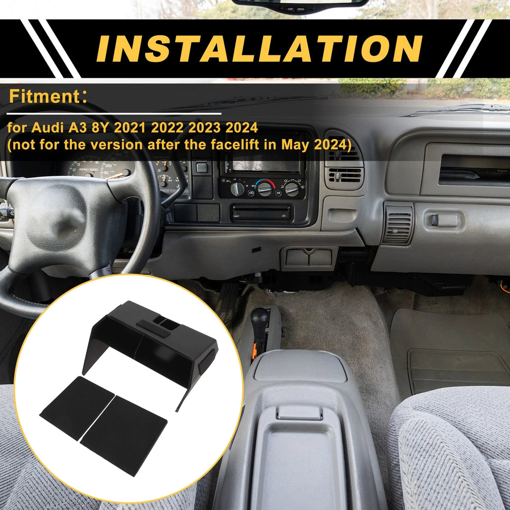 Center Console Armrest Organizer Tray Replacement for Audi A3 8Y (2021–2024)