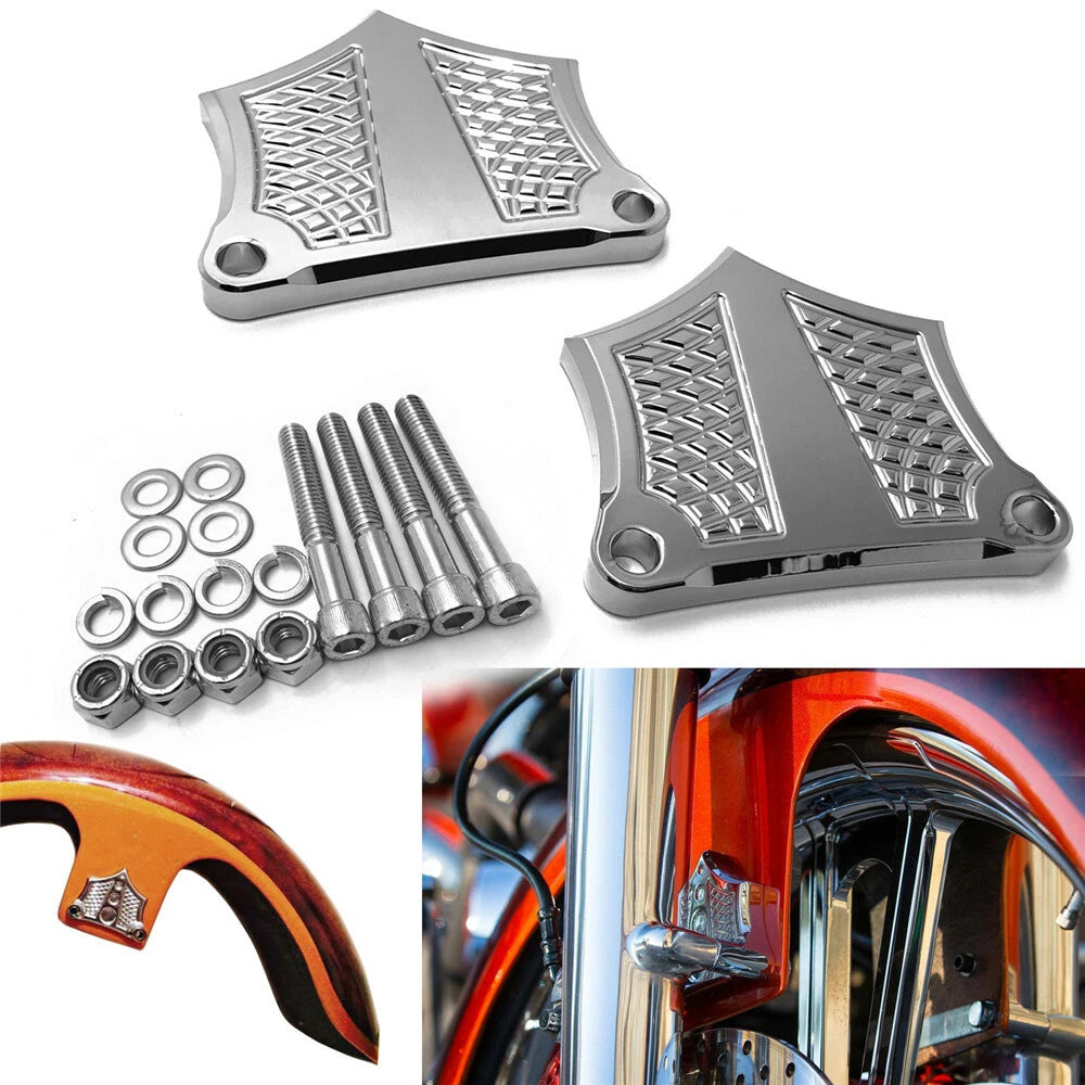 0.39" Front Fender Brackets Spacers for Harley Touring (2014–2019)