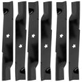 Deck High Lift Blade Replacement 5 Point Star for Husqvarna 52 in (17-3/4)