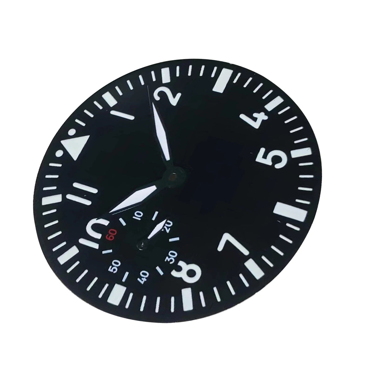 38.9mm Black Watch Dial + Hands for ETA 6497