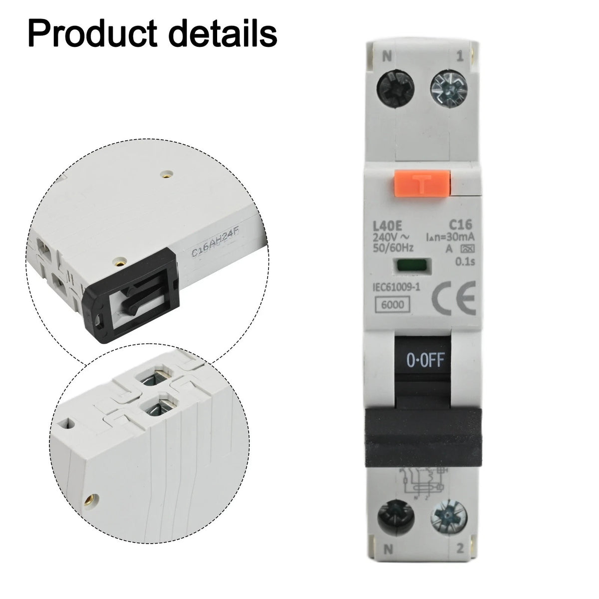 Safety First RCBO Breaker Type A Curve C 230V