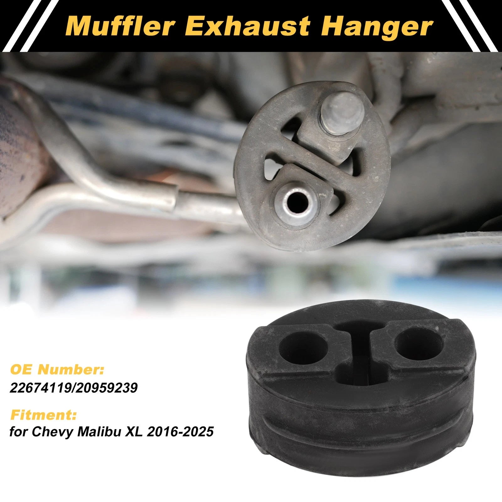Exhaust Muffler Hanger Rubber Replacement for Chevy Malibu XL (2016–2025)