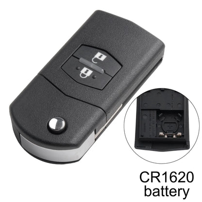 Car Key Shell for Mazda Demio 2 3 5 6 CX7 CX9 RX8 MX5 MPV (2000–2023)
