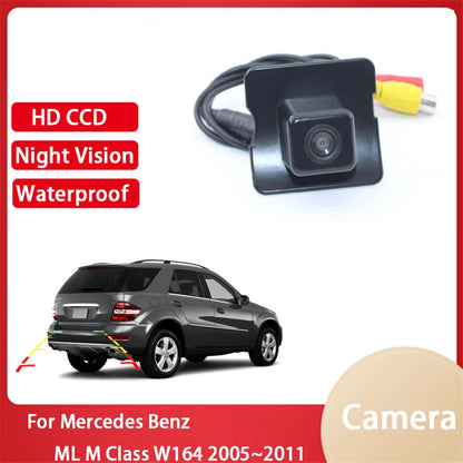 CCD Full HD Rear View Back up Camera For Mercedes Benz ML M Class W164 2005~2011