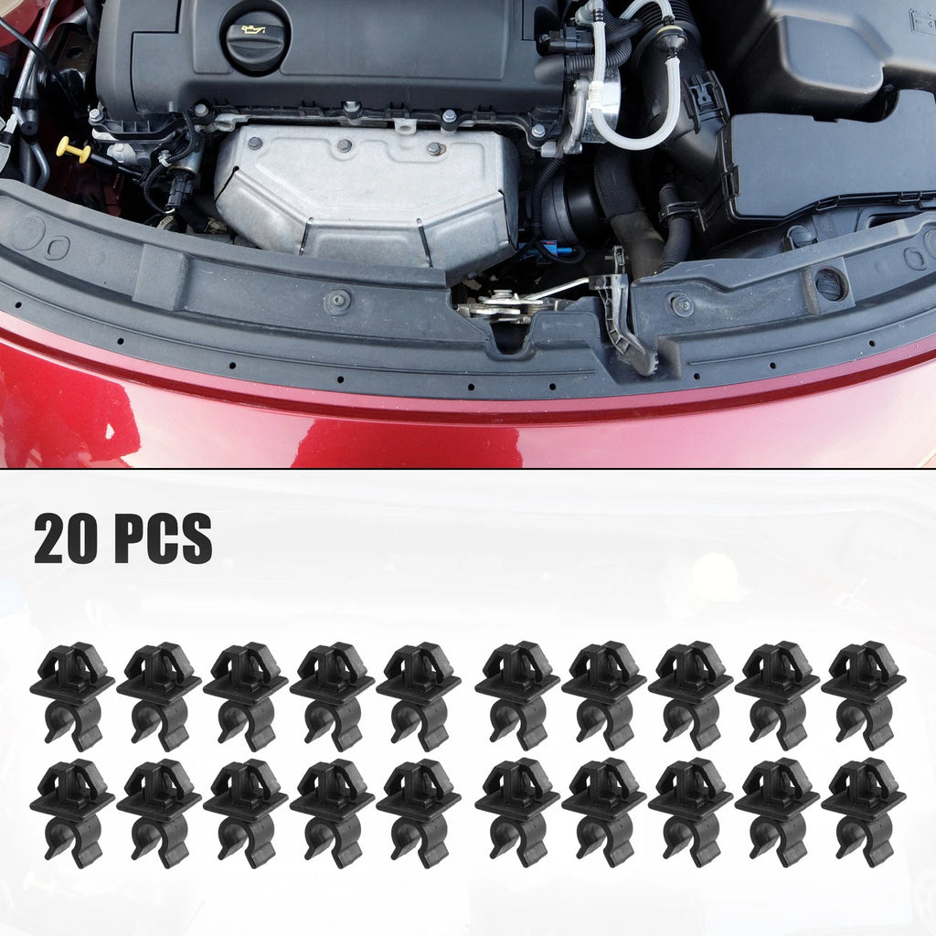 20pcs Hood Prop Rod Clip Retainer Replacement for Mazda CX-3 (2016–2023)