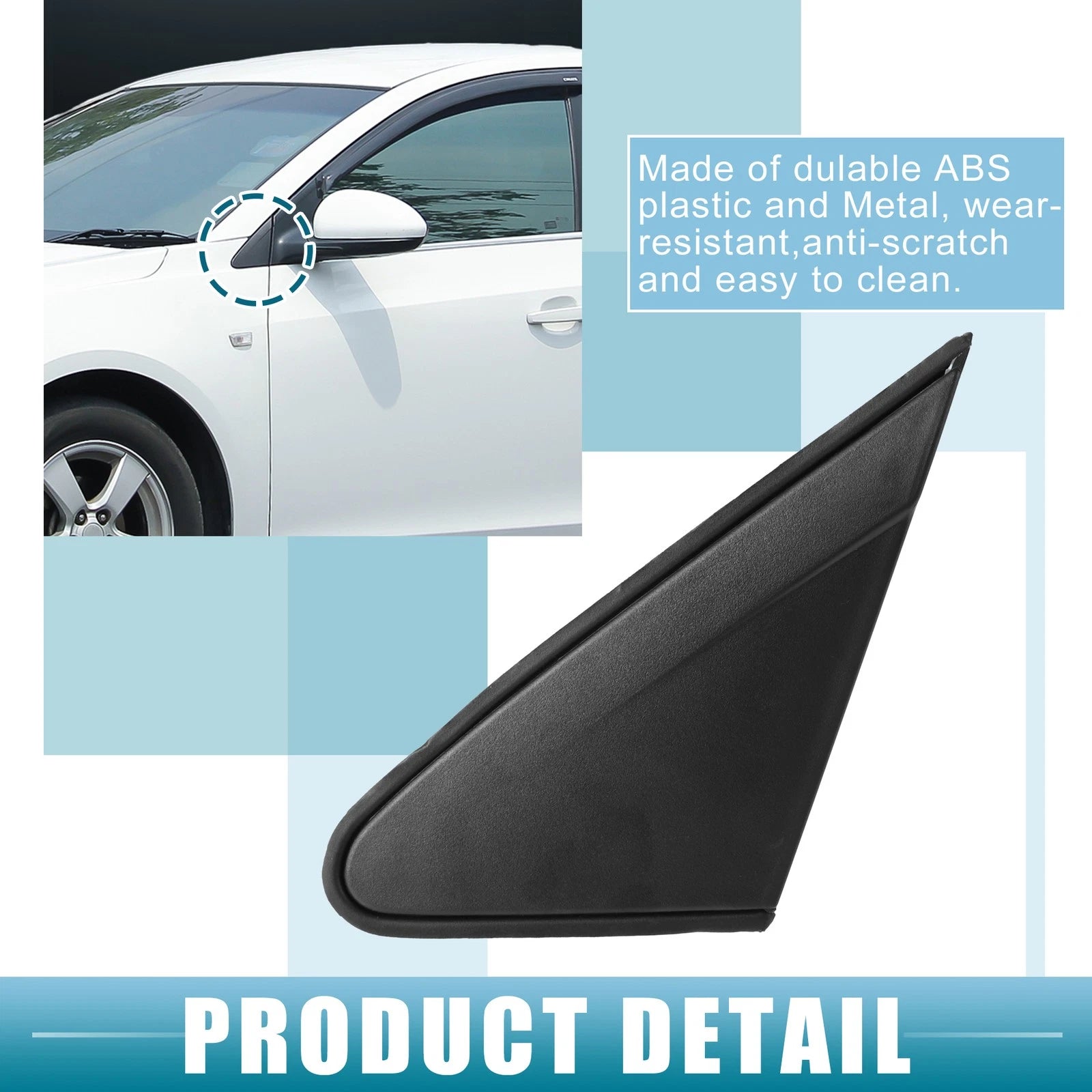 Front Left Door Mirror Corner Cover for Chevrolet Cruze (2011–2016)