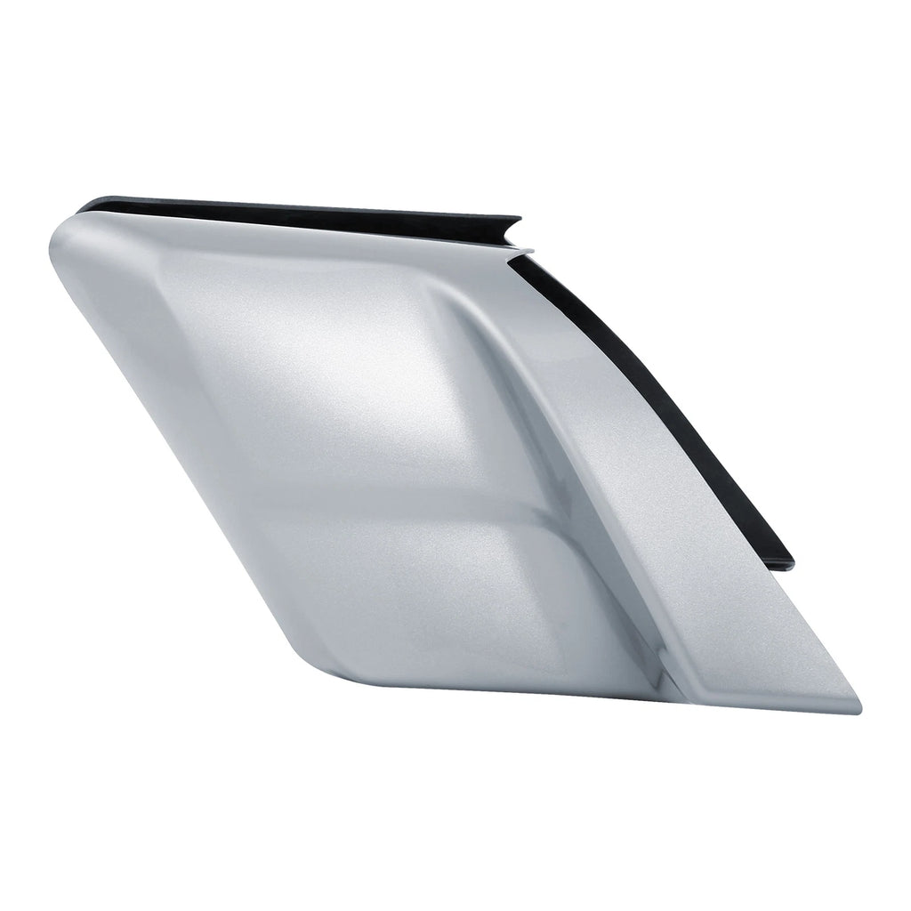 Stretched Side Covers Panel for Harley Street Glide (2014–2024) Barracuda Silver