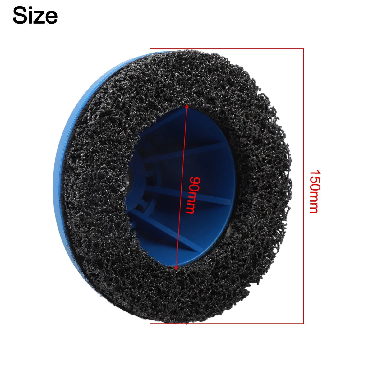 150mm Wheel Hub Cleaning Tool for Cordless Drills Effortless Rust Removal