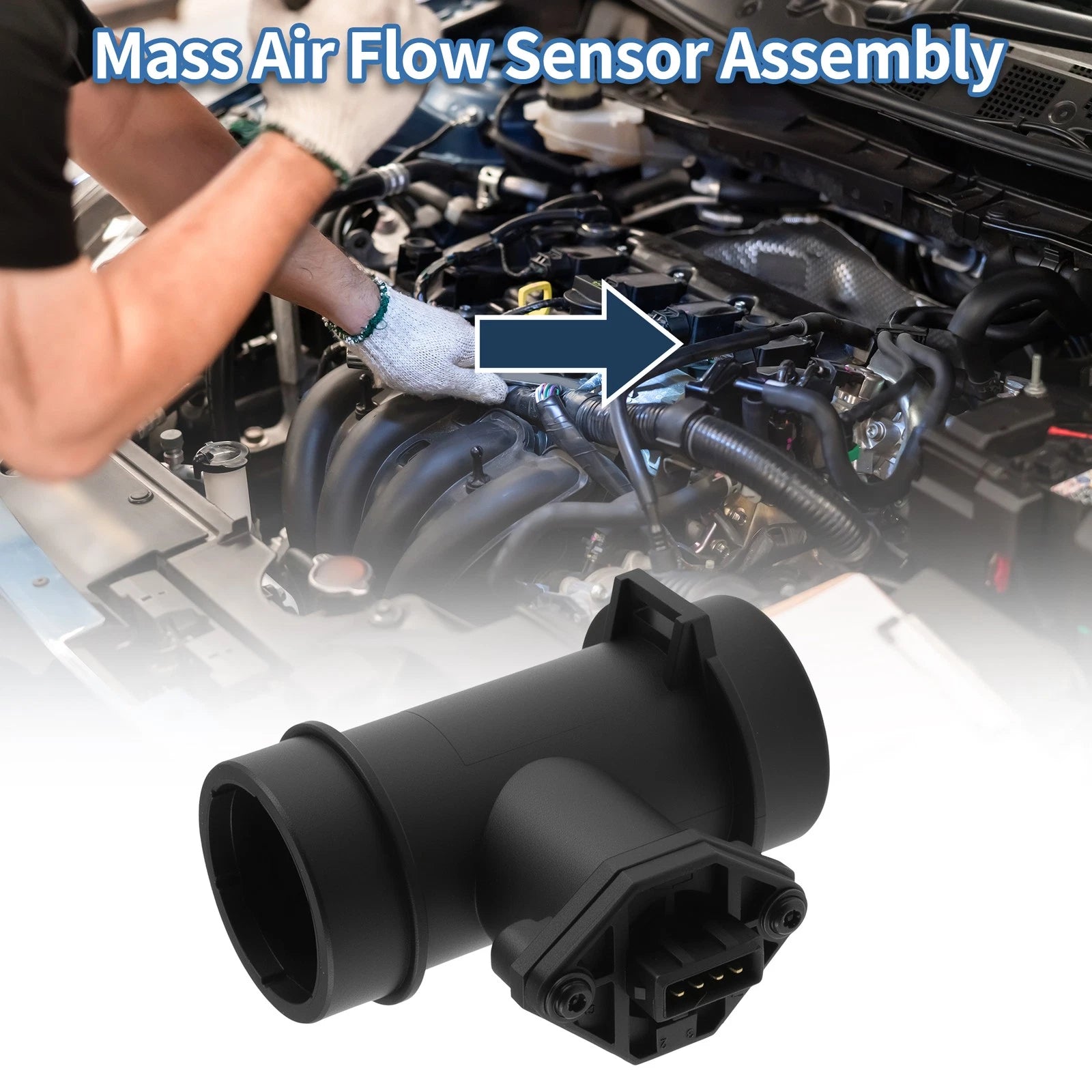Mass Air Flow Sensor Assembly for Hyundai Accent (2000–2005) 2816422060