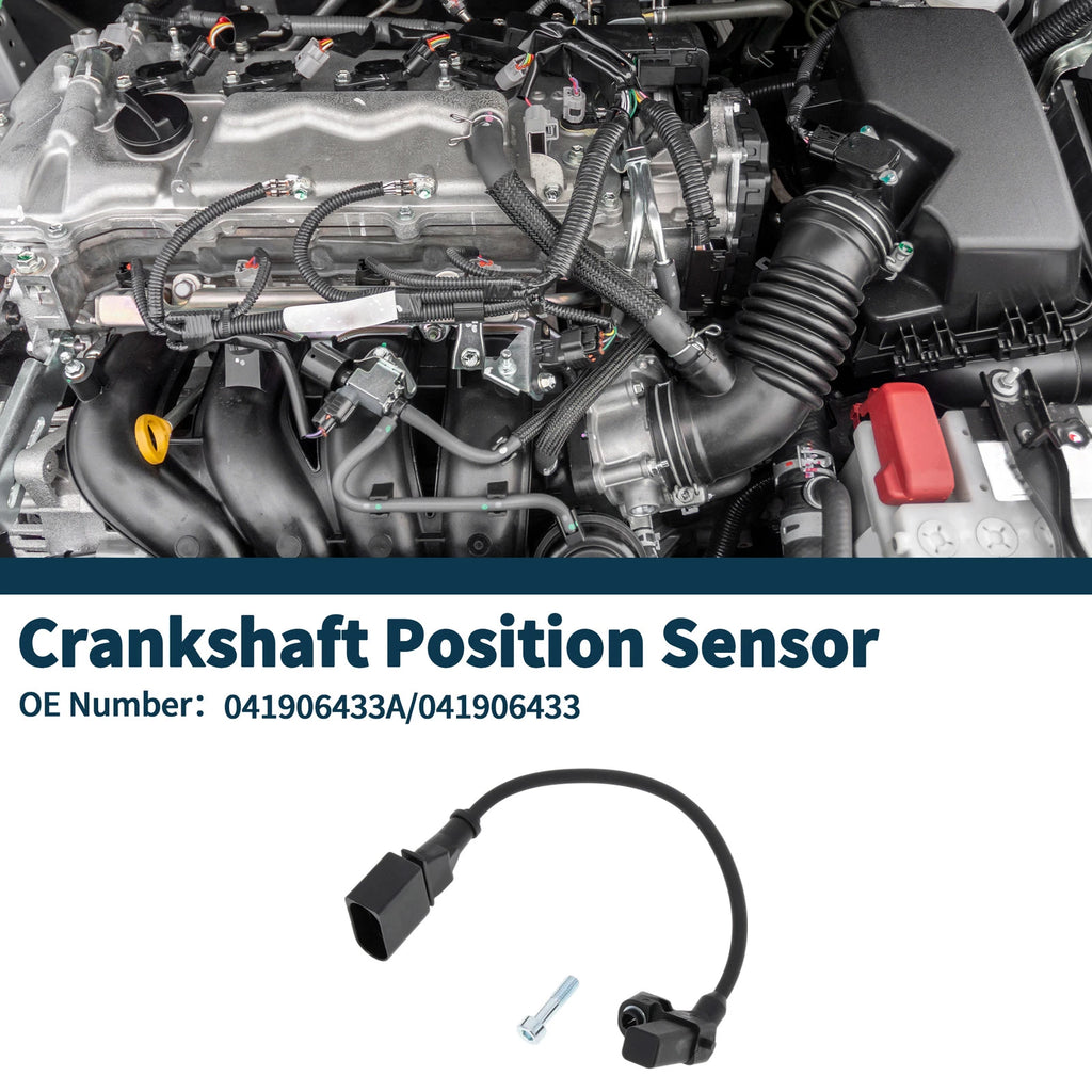 1 Pc Crankshaft Position Sensor No.041906433A for VW Fox Hatchback (2003–2014)