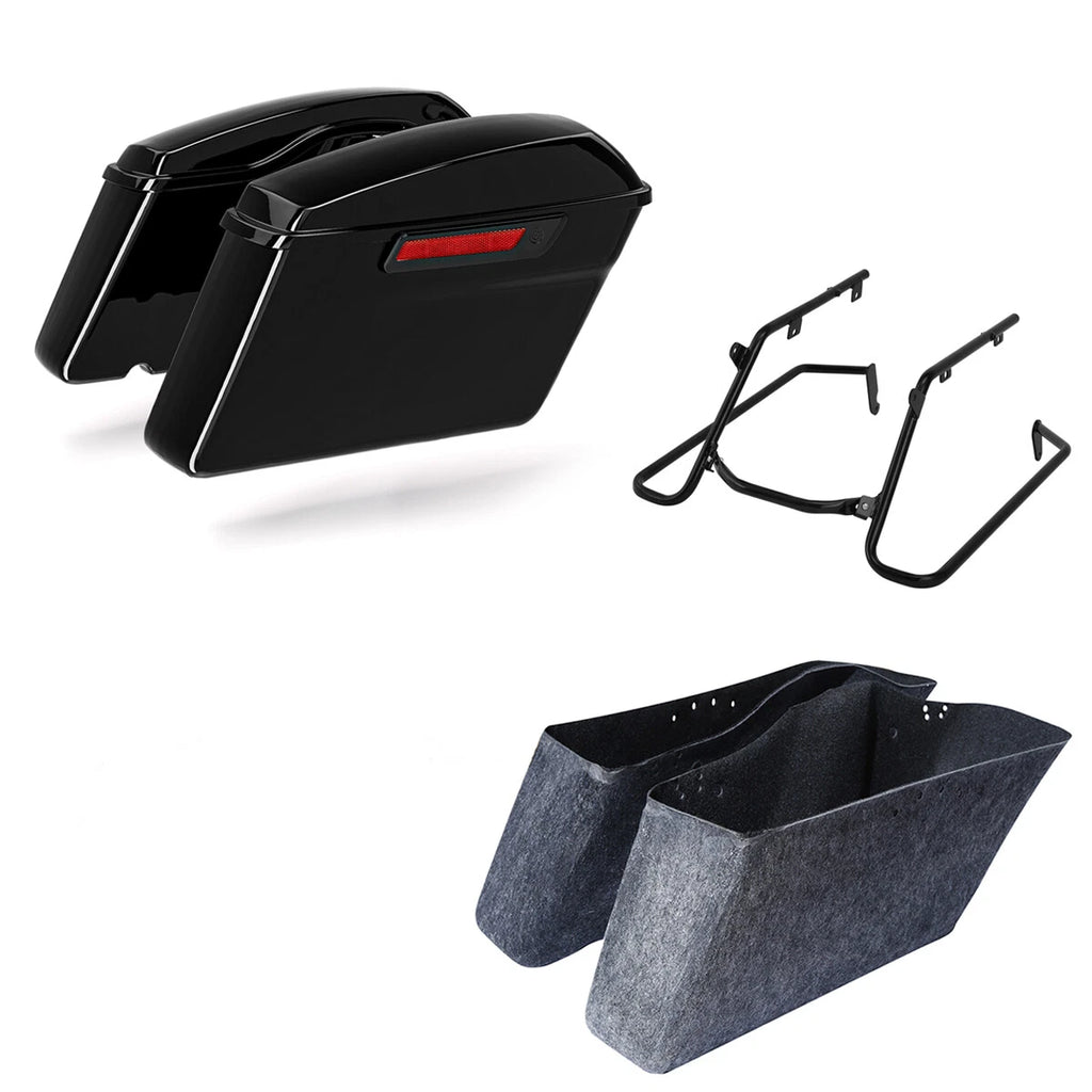 Hard Saddlebags & Conversion Bracket for Harley Fat Boy Breakout (2018–2025)