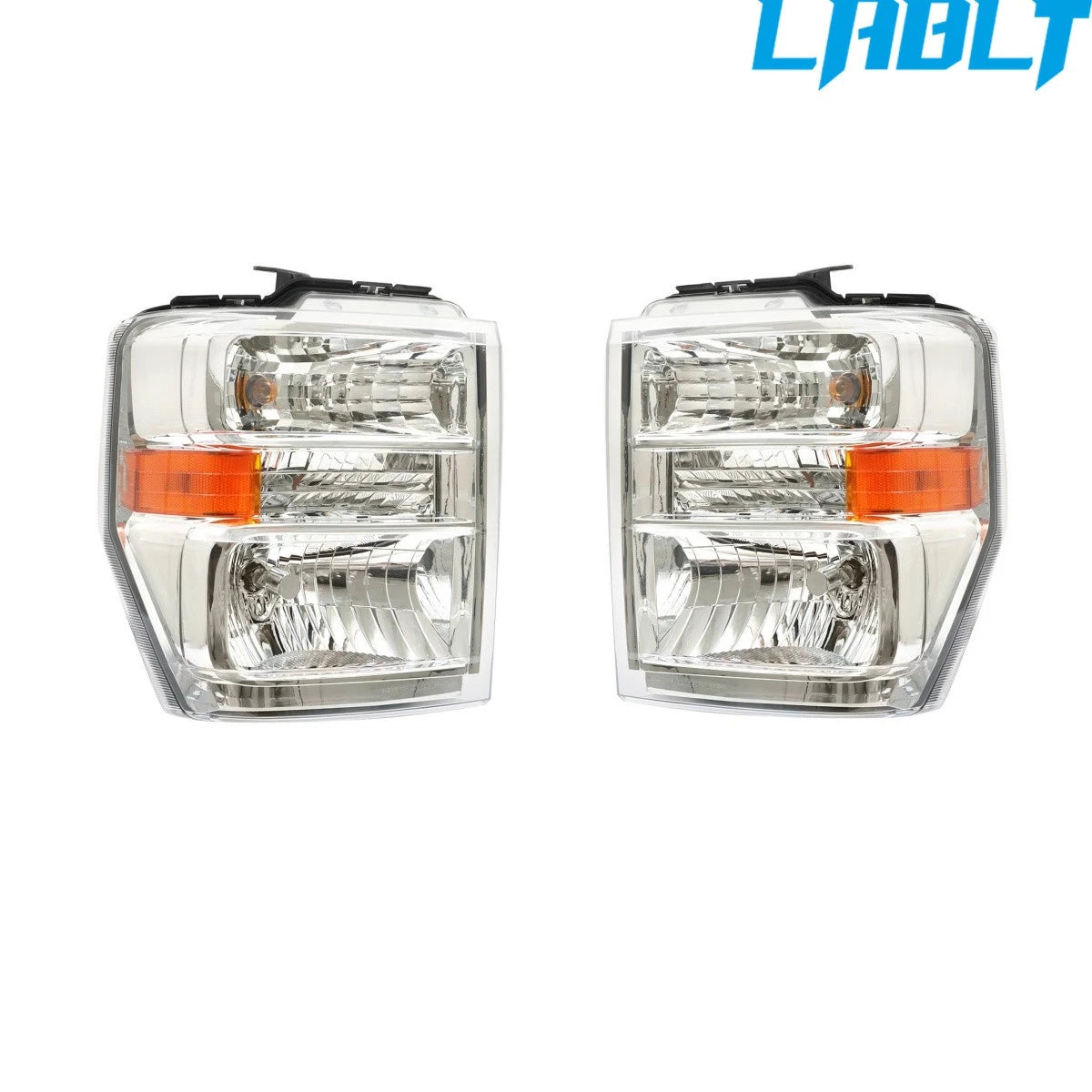 2X Headlights for Ford E150 E250 E350 E450 Super Duty (2008–2014)
