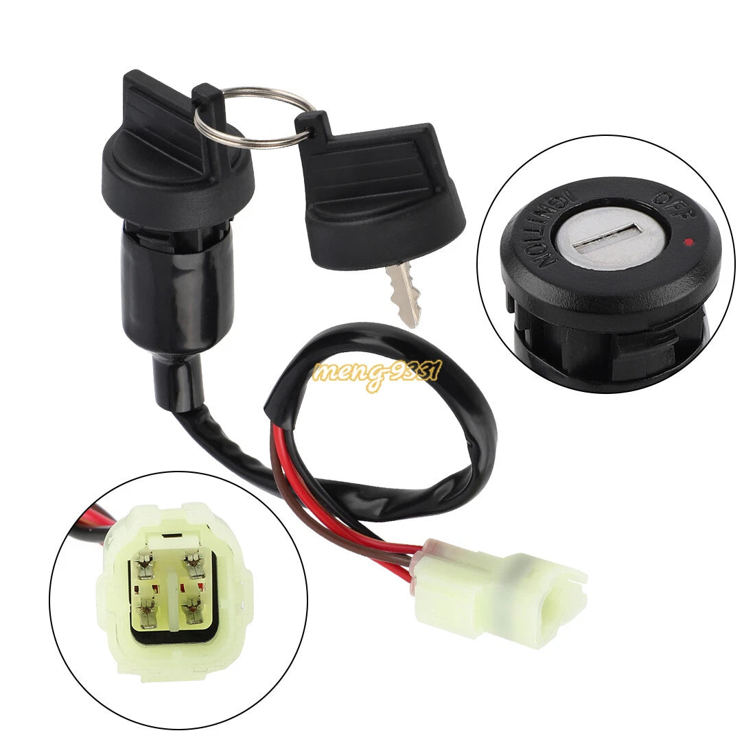 Ignition Key Switch for Yamaha Raptor 90 (2009–2013)