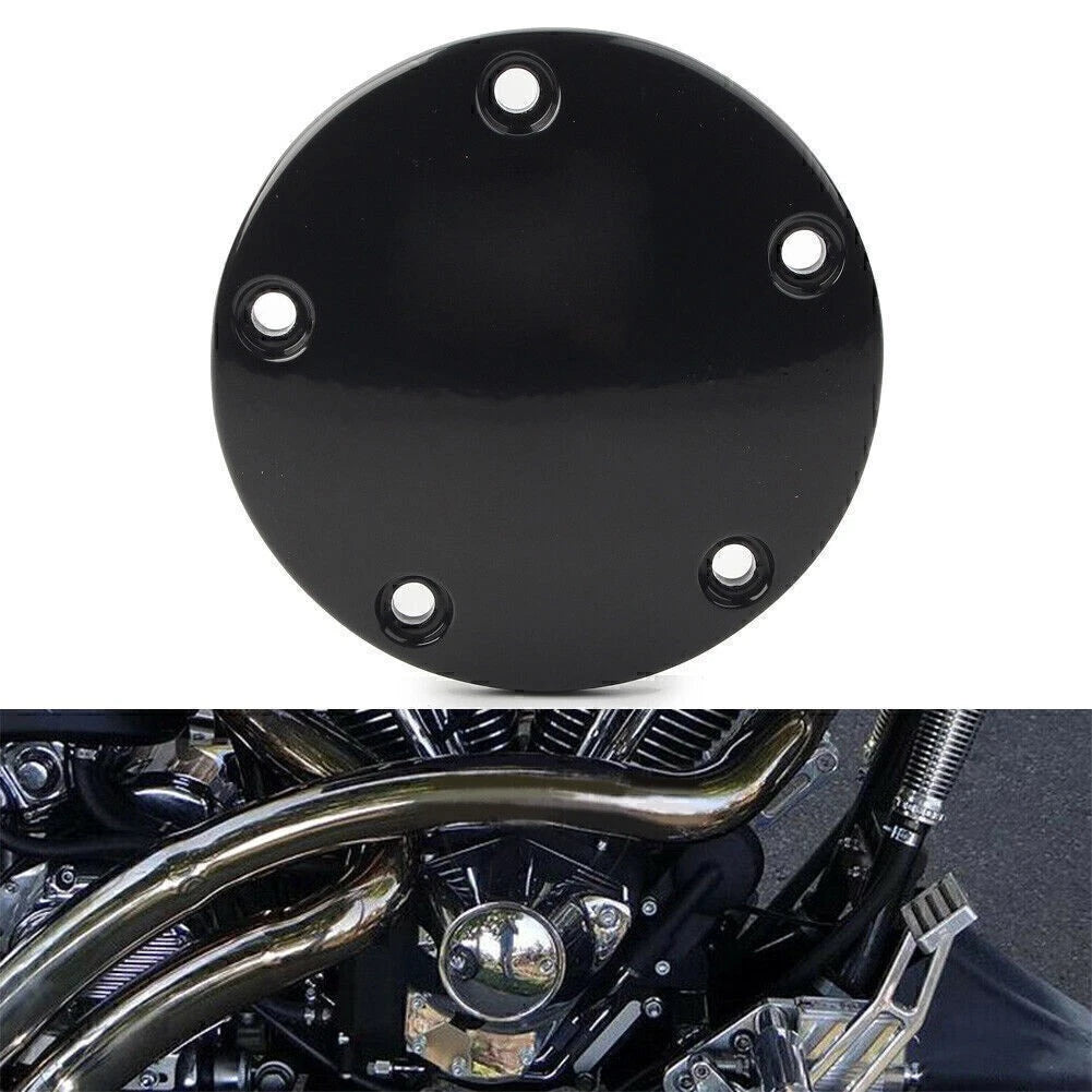 Timer Points Cover for Harley Davidson Twin Cam Softail Dyna (2000–2017) 7805-0080 Black