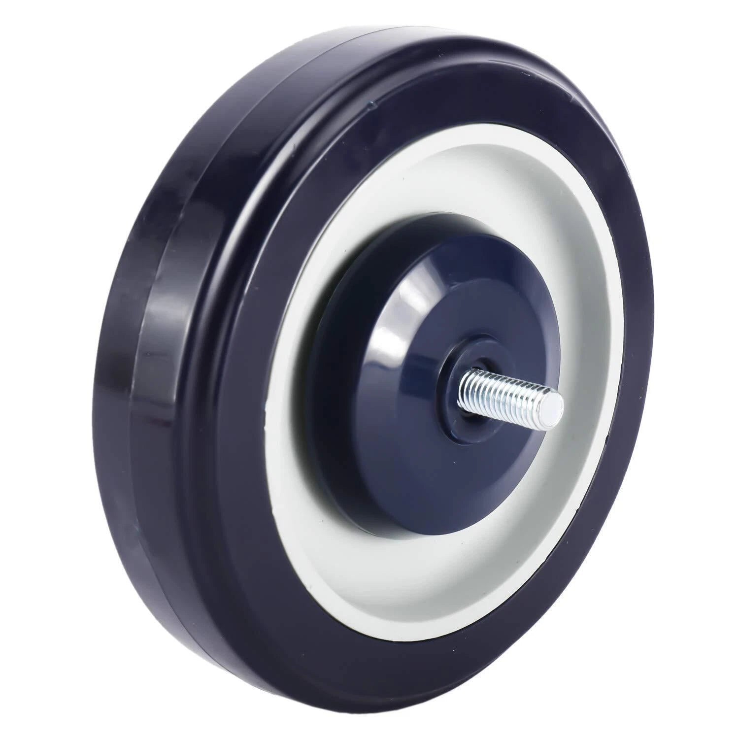 Set of 4 Shopping Cart Wheels Kit with Axles and Bolts for Commercial Use