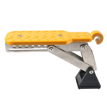 Adjustable Foldable Roof Rack Door Step Stand Pedal Gold