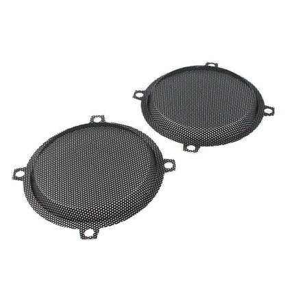 Black Wired Punched Steel Mesh Speaker Grills for Harley Davidson Electra Glide (2014–2023)