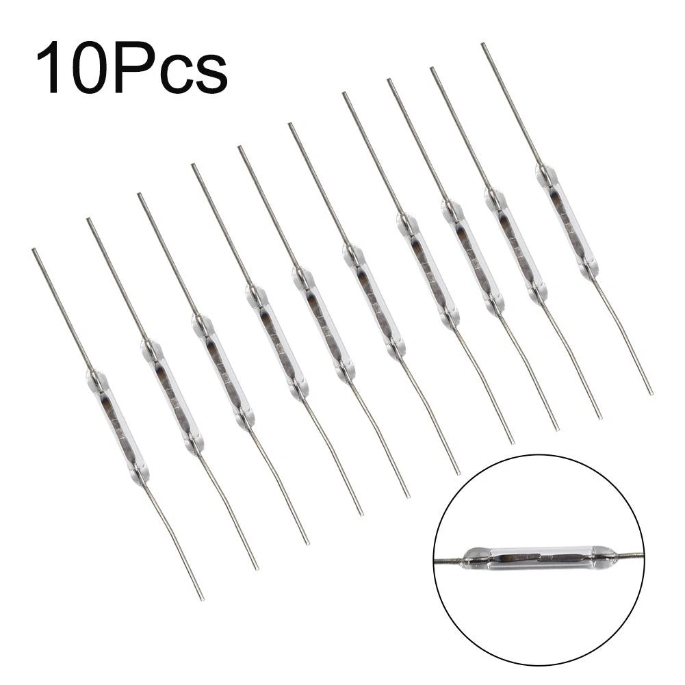 10 Pack Normally Open Magnetic Reed Switch for IoT Projects