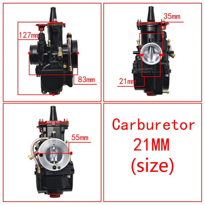 21mm Carburetor Power Jet Kit for PWK21 ATV 50cc-110cc