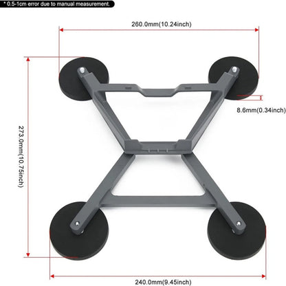 Aluminum Alloy Heavy Duty Mount for Starlink Mini (2023)