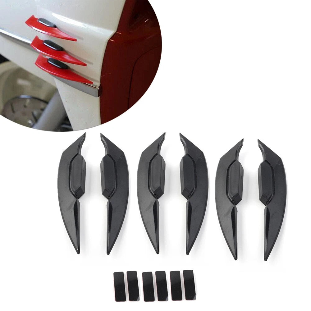 Fairing Winglets Side Spoiler Deflector Air Wing Kit for Universal Motorcycle